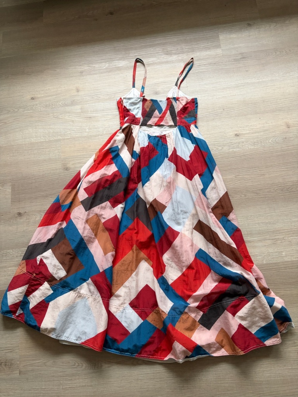 BANANA REPUBLIC - MIDI DRESS - SIZE 6 - COTTON AND SILK - Picture 6 of 7